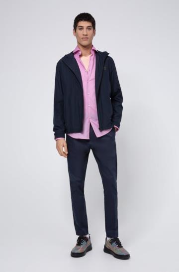 Koszula HUGO Slim Fit Różowe Męskie (Pl73415)